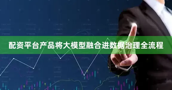 配资平台产品将大模型融合进数据治理全流程