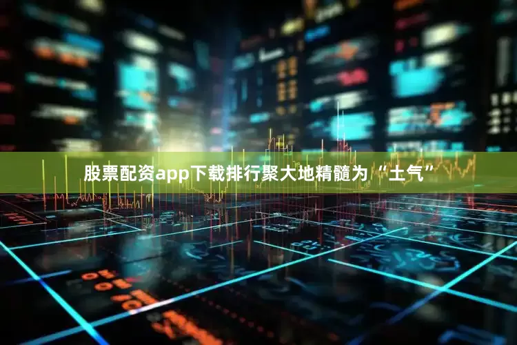 股票配资app下载排行聚大地精髓为 “土气”